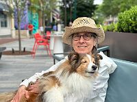 2024-05-24 Madison 01 copy Our grand-dog, Madison, is a city (Bethesda) dog.