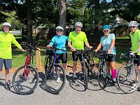 2024-08-27 BMAV Biking Poolesville copy We've made a diverse circle of neighborhood friends and are still playing our piano and guitars.
